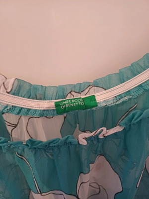 Καφτανι Benetton μεταχειρισμένο, διαφανές ύφασμα, one size