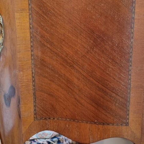Console bar used with mirror and glass shelf