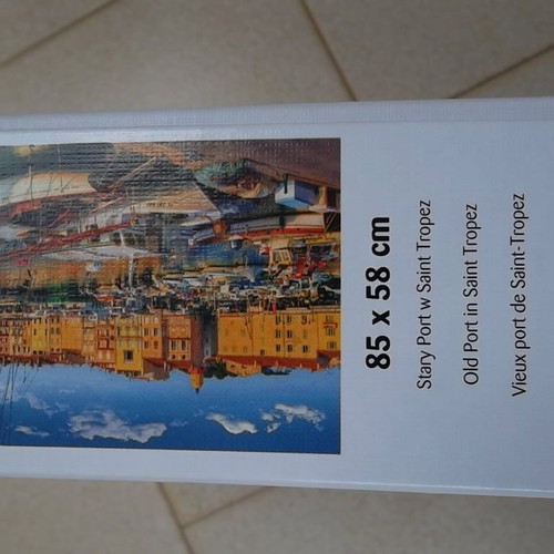 Παζλ 1500 τεμαχίων παλαιό λιμάνι του Saint Tropez σαν καινούργιο