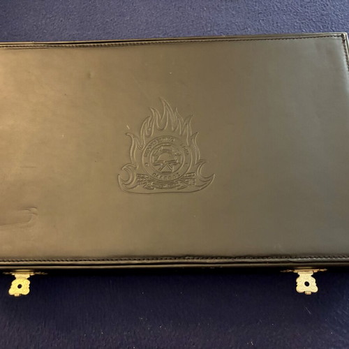 Medal of Valor and Honor Fire Service Greece like new in luxury case