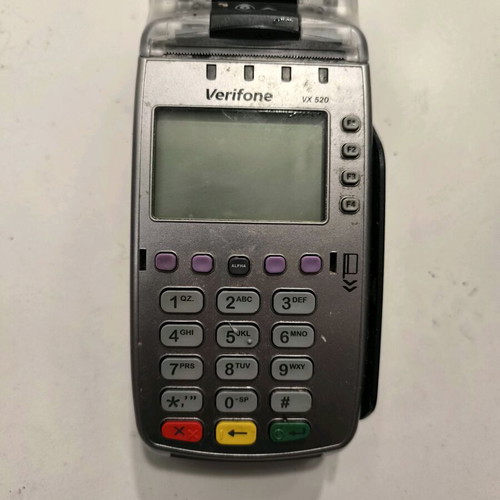 Pos Verifone VX 520 used with cables for spare parts
