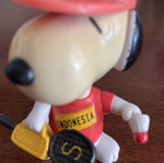 Φιγούρα Snoopy με θέμα την Ινδονησία σαν καινούργια, συλλεκτική από McDonald's