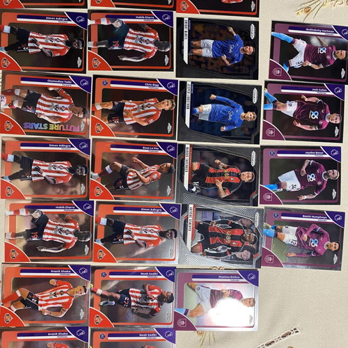 Panini Prizm and Chrome Topps Premier League Collection new