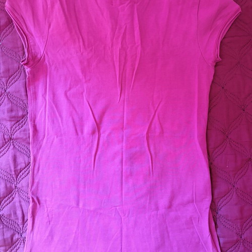 3 cotton V-neck T-shirts, multicolor