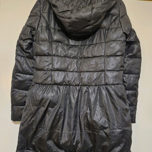 Sisley jacket like new, black with ruffles, size Large