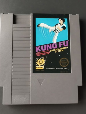 Nintendo NES Kung Fu μεταχειρισμένο, έκδοση USA, λειτουργεί κανονικά