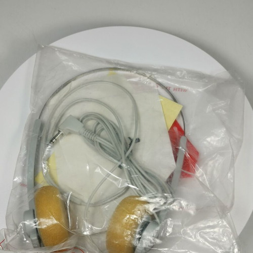Vintage Virgin airline headphones used