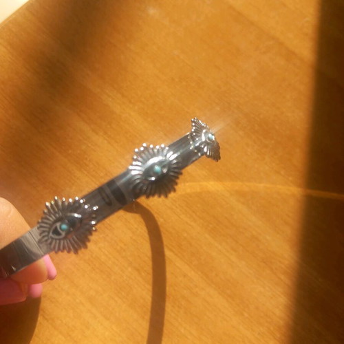 Steel cuff bracelet like new