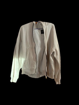 Bershka zip-up sweatshirt beige size M like new