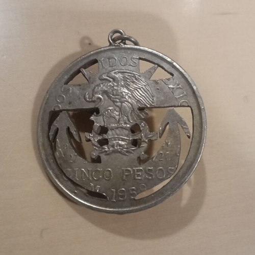 Cross from 1958 Spanish coin new