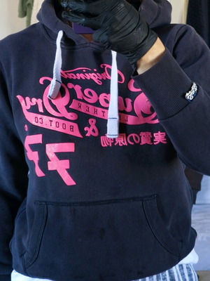 Superdry sweatshirt blue like new size M