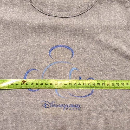 Disney women's cropped T-shirt with Mickey used, blue