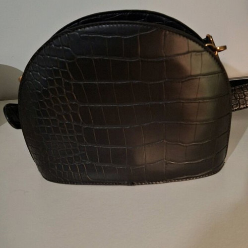 Black bag with detachable strap