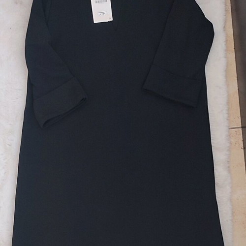 Zara dress new, black, small to medium, crepe elastic fabric