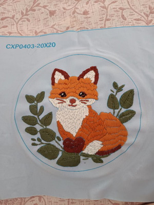 Embroidery set for children's room decoration like new