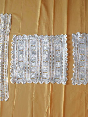 Handmade table linens set new