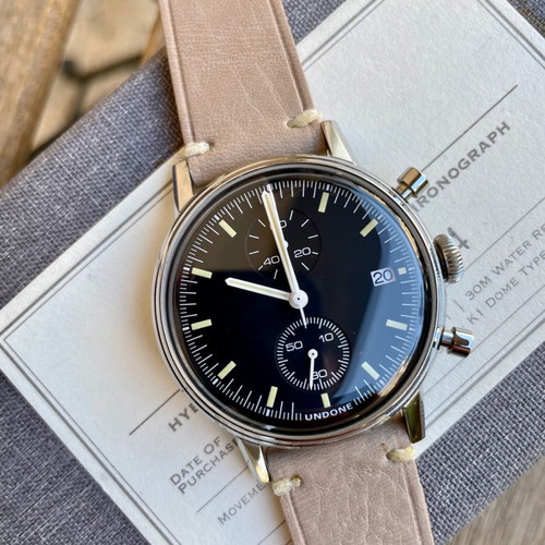 Undone The Urban Chronograph like new, black