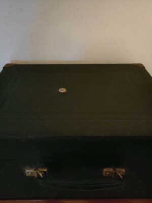 Gramophone suitcase used 1950-1960 retro style