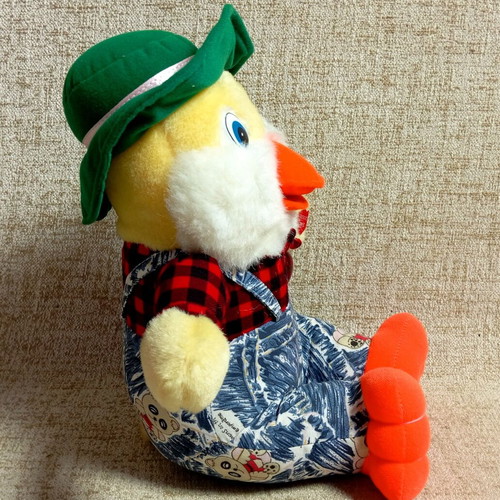 Plush Dolls Animals New, Pack of 3, 90s Vintage Bird and Bear