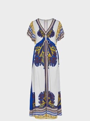 Bsb rayon dress small/medium like new, colorful