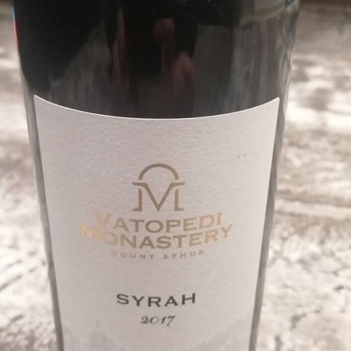 Monastic Red Dry Organic Wine Syrah 2017 750ml new