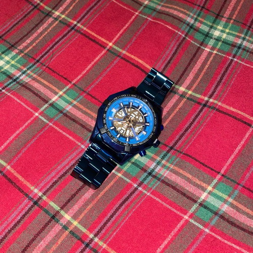 Wristwatch blue new unisex