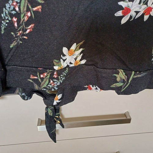 Marks & Spencer soft blouse used, floral, size 12
