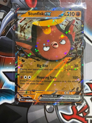 Stunfisk ex Double Rare Ascended Heroes Pokemon card
