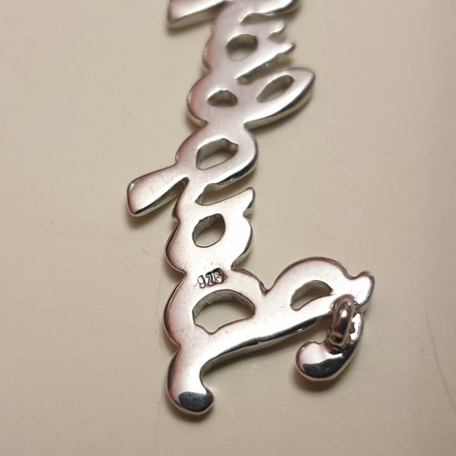 Names in real 925 silver new, handmade