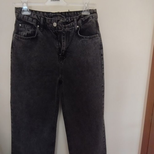 Wide leg jeans Trendyol, black, size M 38 10