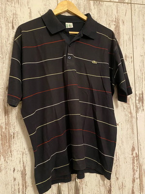 Lacoste striped polo shirt XL like new, multicolor
