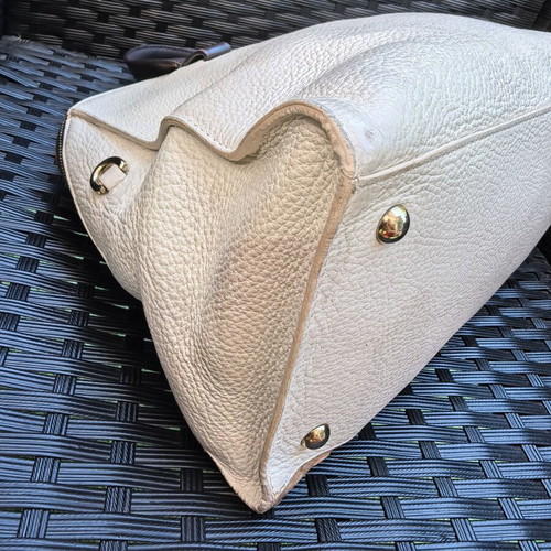 Furla vintage handbag with python effect