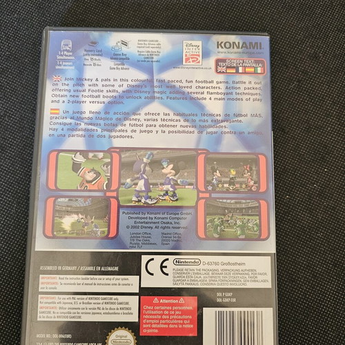 Disney Sports Football Nintendo GameCube game used
