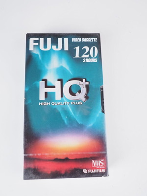 Fujifilm HQ+ E-120 VHS video cassette new, sealed
