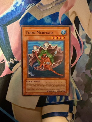 Yu-Gi-Oh! Toon Mermaid κάρτα τύπου Aqua/Toon από Starter Deck Pegasus SDP-023