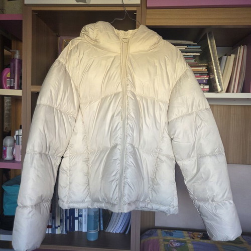 Teen Jacket like new, slim fit, white, size L