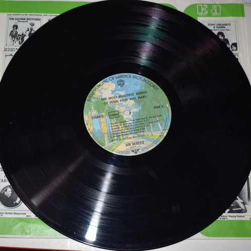 Peter Paul and Mary The Most Beautiful Songs Of Peter, Paul And Mary LP used, folk
