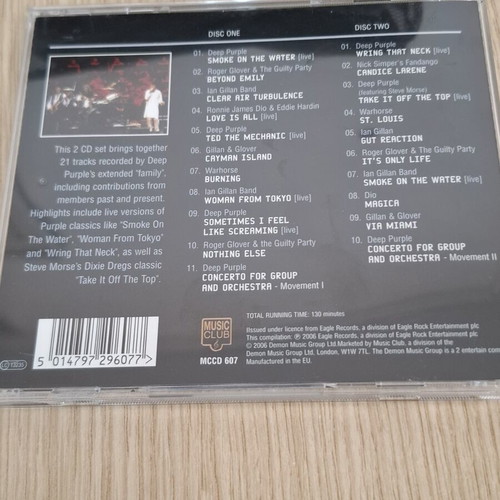 Deep Purple & Friends double CD like new, rock hits