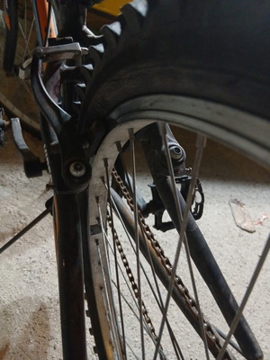 Mirage city bicycle like new, needs tire repair