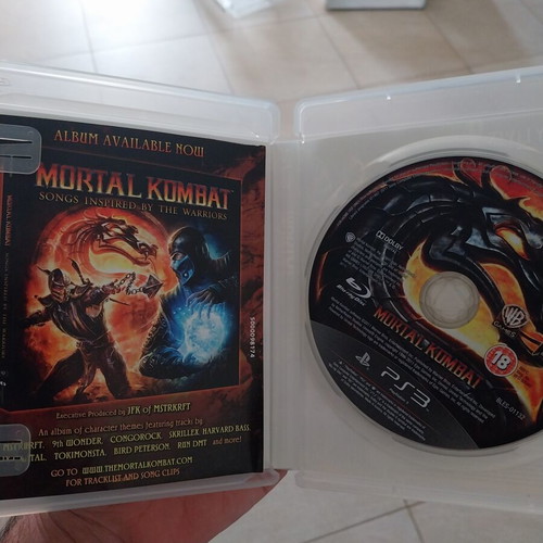 Mortal Kombat PS3 game, excellent condition