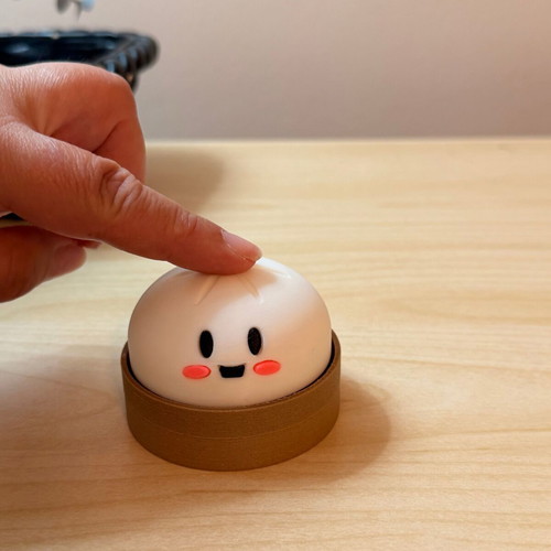 Squishy Dumpling Clicker 3D printed fidget toy made to order