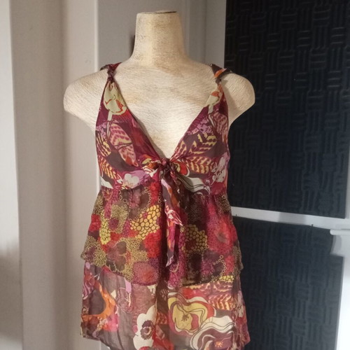 Max & Co silk blouse women's size S like new