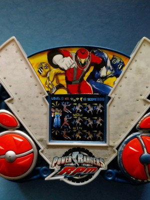 Power Rangers Έγχρωμη Κονσόλα Σαν Καινούργιο Παλαιάς Γενιάς LCD Συλλεκτική