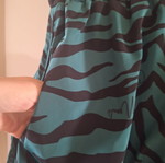 Inna Manoli shorts and jacket set like new, black and green
