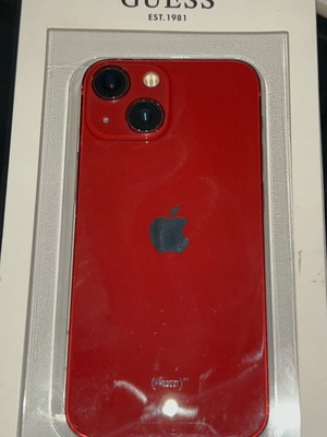 Apple iPhone 13 mini 128GB, red, with Guess case