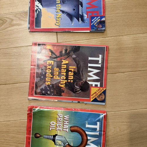 Time magazine vintage collection used, 49 issues from 60s and 70s