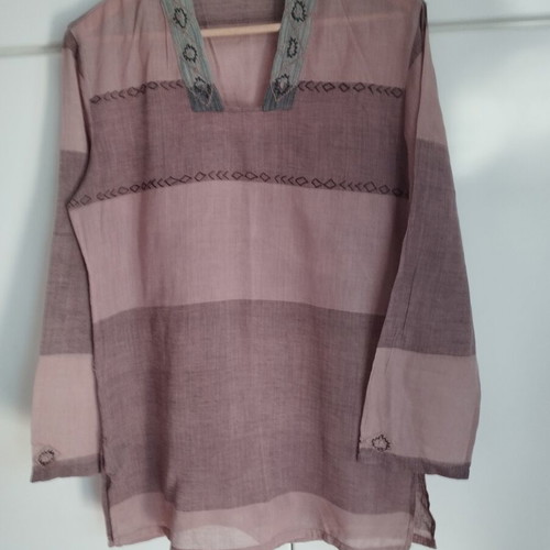 Women's Shirt like new, cotton, brown, size M