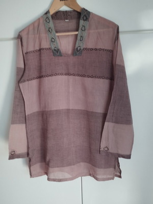 Women's Shirt like new, cotton, brown, size M