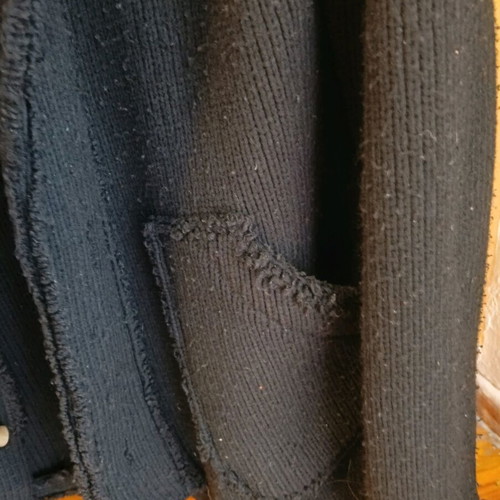 Tailor Made knit cardigan oversized black used, XXL