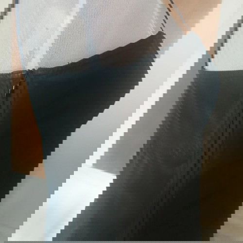 Vintage Y2K Mango ruffle asymmetric evening dress like new, black